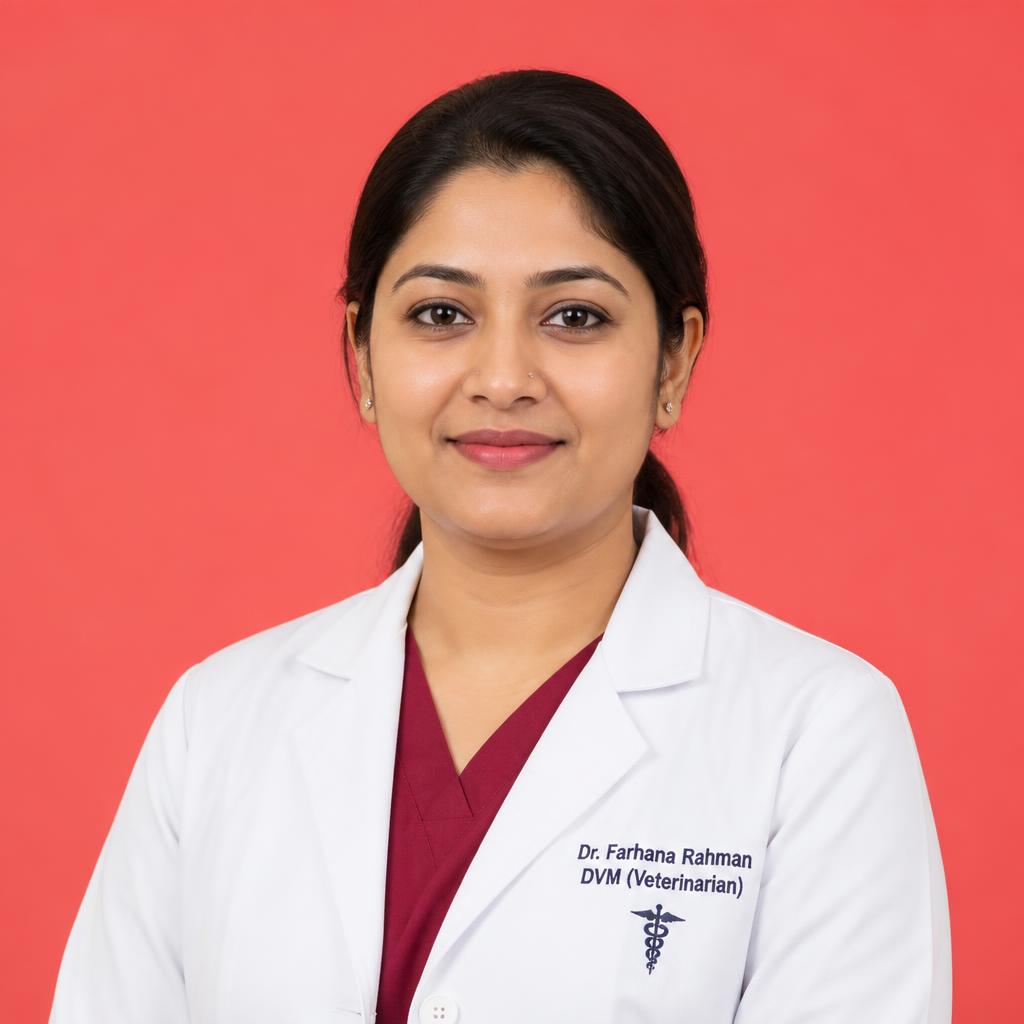 Dr. Farhana Rahman, Founder & Lead Veterinarian