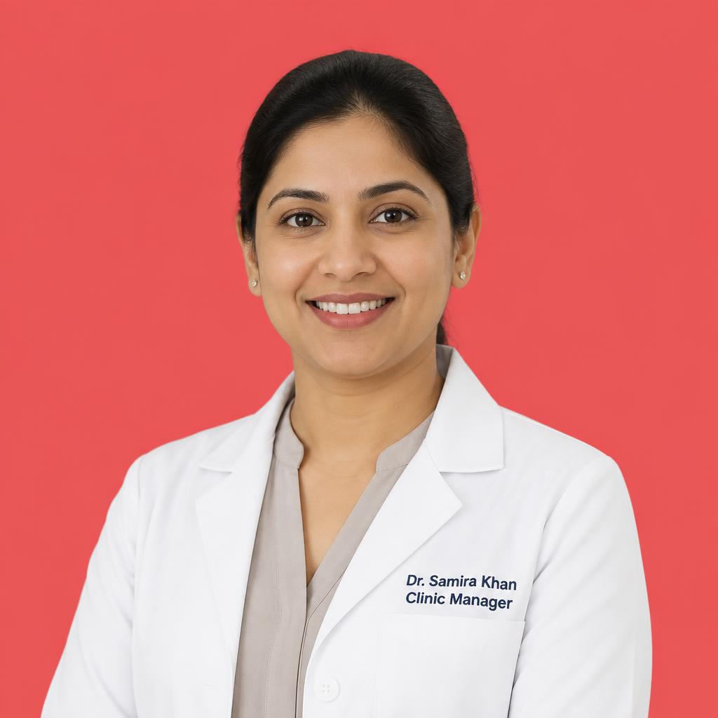 Dr. Samira Khan, Clinic Manager